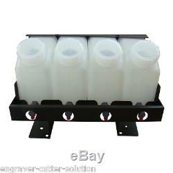 Mutoh Bulk Ink System Continuous for Mutoh Printers - 4 Bottles, 8 Cartridges