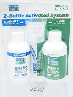 NEW 3-PACK SmartMouth Original Mouthwash 3.3oz 2-Bottle Activated System 24-Hour
