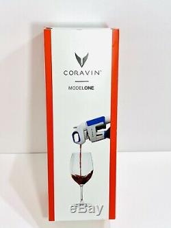 NEW Coravin Wine Bottle Opener Pourer Preservation System Model One 1 White