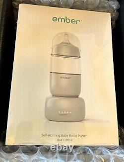 NEW-IN-BOX Ember Self-Warming Smart Baby Bottle System Plus