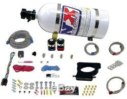 NITROUS EXPRESS 20935-15 LS 78MM 3-BOLT PLATE SYSTEM (50-350HP) With 15LB BOTTLE
