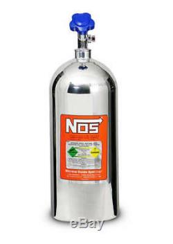 NITROUS OXIDE SYSTEMS 10# NOS Bottle Polished P/N 14745-PNOS