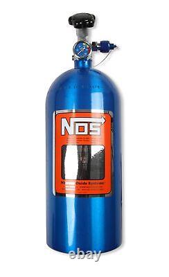NOS 10 lb Nitrous Bottle with NOS Blue Finish & Super Hi Flo Valve