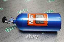 NOS 10 lb Nitrous Bottle with NOS Blue Finish & Super Hi Flo Valve 14745NOS