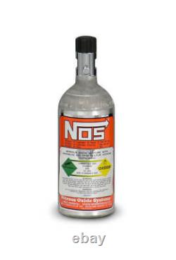 NOS-14705NOS NOS 1 lb Nitrous Bottle with Aluminium Finish & Mini Hi-Flo Valve