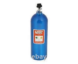 NOS 20 lb Nitrous Bottle with Blue Finish & Super Hi Flo Valve