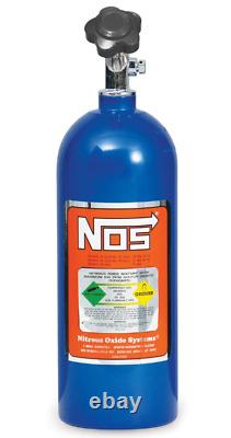 NOS 5 Lb Nitrous Bottle with NOS Blue Finish Super Hi Flo Valve 5.25 14730NOS