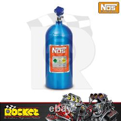 NOS Nitrous Bottle 10lbs Electric Blue Empty Bottle Only NOS14745
