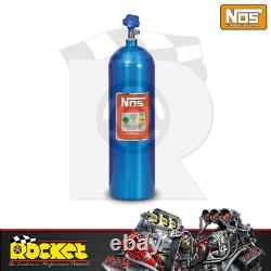NOS Nitrous Bottle 15lbs Electric Blue NOS14750