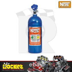 NOS Nitrous Bottle 5lbs Electric Blue NOS14730