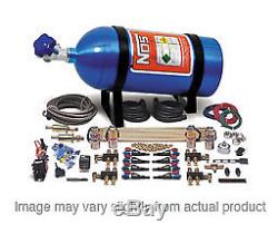 NOS Nitrous Oxide System, Sportsman Fogger, Wet, 50-250 hp, 10 lb. Bottle, Blue