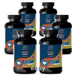 Natural Omega-3 6 9 Fish Oil 8060 DHA / EPA 1500mg 6 Bottles, 360 Softgels