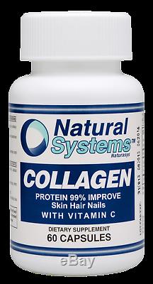 Natural Systems Collagen Hydrolyzed PLUS Vitamin C Caps Colageno Hidrolizado