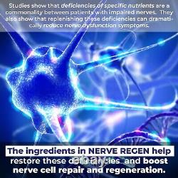 Nerve Regen Formula for Nerve Pain Relief, PureHealth Research, 3 Bottles