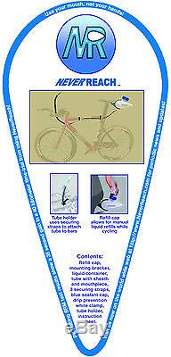 NeverReach PRO Aerodynamic Water Bottle Hydration System Bicycle Bike Road MTB
