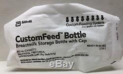 New Abbott Custom Feeding System Breastmilk Storage Bottle With Cap 60ml