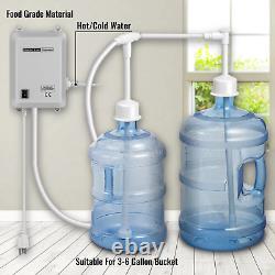 New Double Tube AC 110V 1 Gallon Bottled Drinking Water Dispensing Pump System