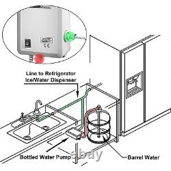 New Double Tube AC 110V 1 Gallon Bottled Drinking Water Dispensing Pump System