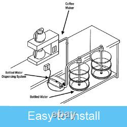 New Double Tube AC 110V 1 Gallon Bottled Drinking Water Dispensing Pump System