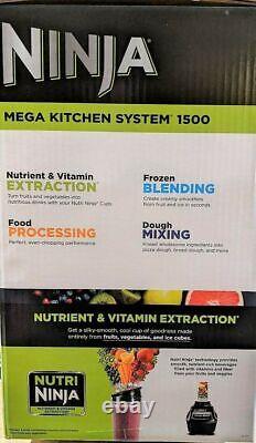 Ninja Mega Kitchen System 1500 Professional Blender Food Processor Black 770 NEW