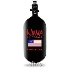 Ninja SL2 77ci 4500psi Hpa Bottle Black / USA Logo Pro v3 SS Regulator