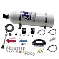 Nitrous Express LS 90mm Plate System With 15Lb Bottle 20934-15