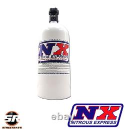 Nitrous Express NX 10Lb Bottle Lightning 500 Valve 4AN Nipple 11100