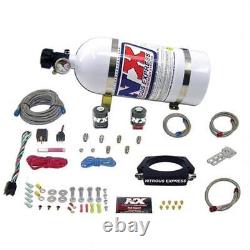 Nitrous Express (NX) LS 102mm PLATE SYSTEM (50-400HP) With 10LB BOTTLE