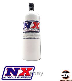 Nitrous Express Nitrous Bottle 15 lb Aluminum Bottle Lightning 500 Valve 11150