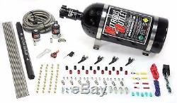Nitrous Outlet 4 Cylinder Direct Port System With Rails And 10lb Bottle