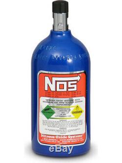 Nitrous Oxide Systems NOS Nitrous Bottle 2-Lb, (Electric Blue) 10.2 (14710NOS)