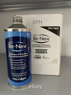 Nu-Calgon 4057-54 A/C Re-New Air Conditioning System Cleaner 2x 1qt Bottles