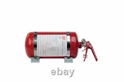 OMP Sport Fire Extinguisher System Mechanical Activated 4.25 Lt Steel Bottle FIA