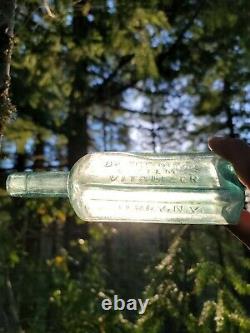 Old Dr. Shiloh's System Vitalizer Cure Bottle! Antique New York Quack Medicine