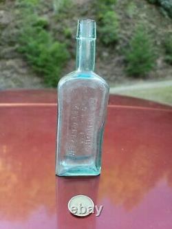 Old Dr. Shiloh's System Vitalizer Cure Bottle! Antique New York Quack Medicine