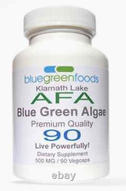 Organic Superfood Stem Cell Enhance 90caps AFA Bluegreen Algae 6-Bottles NON-GMO
