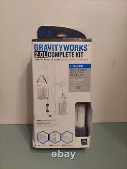 Platypus GravityWorks 2.0L Bottle, Microfilter System NEW OPENED BOX