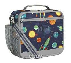 Pottery Barn Kids Solar System Large Backpack, Lunch Box, Water Bottle, Notebook