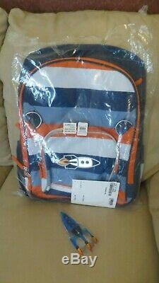 Pottery barn Solar System LARGE Backpack + LUNCH BOX + Water bottle space + Bag