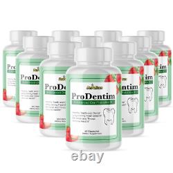 ProDentim Advanced Oral Probiotics-Teeth/Gum Repair- 10 Bottles- 600 Capsules