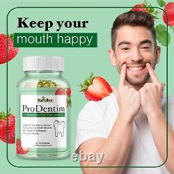 ProDentim Advanced Oral Probiotics-Teeth/Gum Repair- 4 Bottles-240 Gummies
