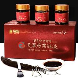 Pure 100% Korean 6 years old Heaven Black Ginseng Extract 300g (100g x 3 bottle)