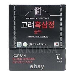 Pure 100% Korean Black Ginseng Extract Gold 240g (8.46 oz) panax, concentrate