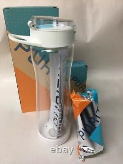 Puritii Water Bottle 25 oz Water Purification System with Sealed Filter Bundle NEW
