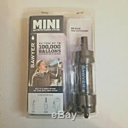 Sawyer Mini Water Filtration System Multiple Ways to Use Straw Bottle Inline NEW