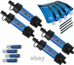 Sawyer Products SP123 Mini Water Filtration System (4-Pack) Hiking Camping