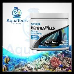 Seachem NutriDiet Marine Plus Flakes 500g Supports Fish Immune System Vitamins