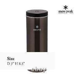 Snow Peak System Bottle 500 Dark Silver TW-071R-DS