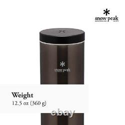 Snow Peak System Bottle 500 Dark Silver TW-071R-DS