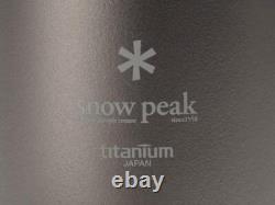 Snow Peak System Bottle Titanium 350 / USA Limited Item TW-180